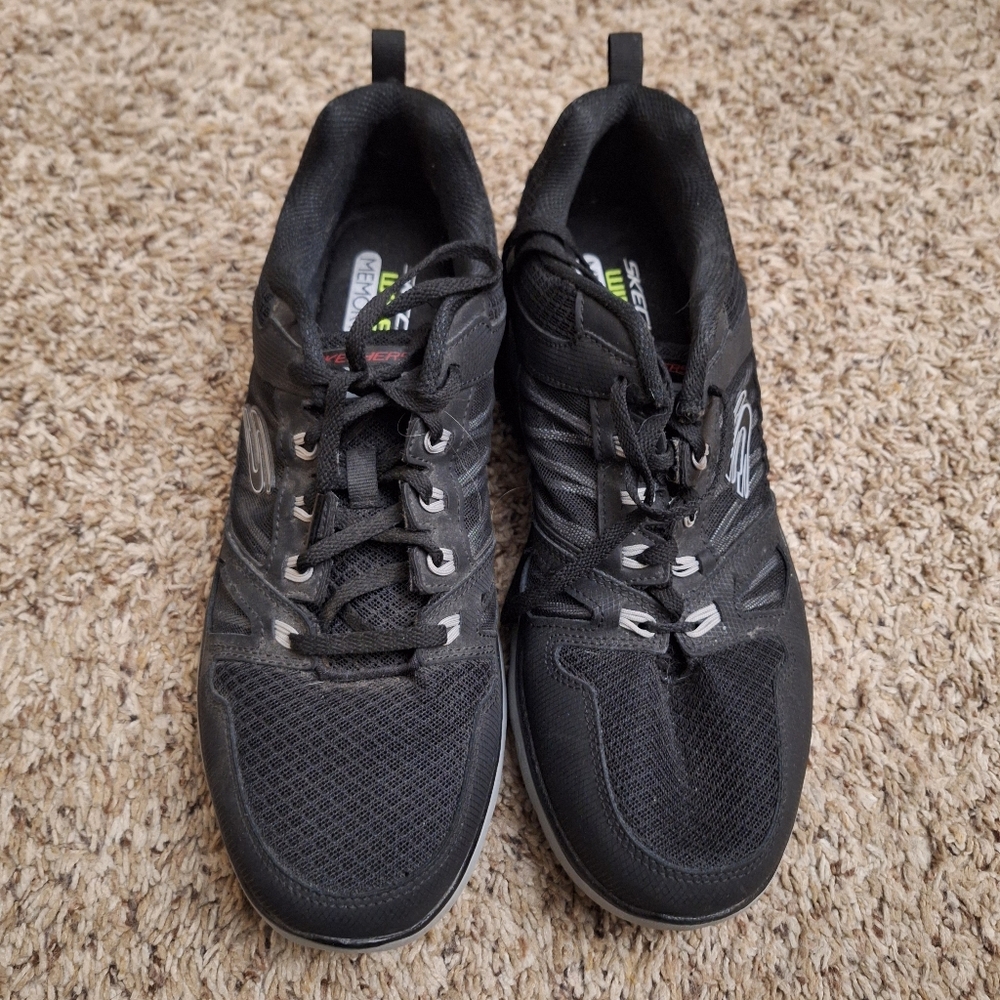 Skechers Men's Black Athletic Shoes